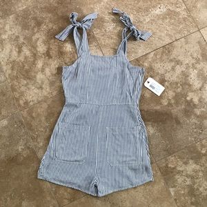 Billabong Striped Romper